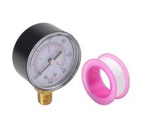VIRELLO Manomètre à montage inférieur 60 psi, compatible avec filtre à sable Hayward Pro Series S140T S180T S210T S220T S230T, cadran en acier inoxydable pour piscine