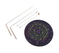 VIRELLO Paire de tiges de détecteur de cuivre pour trouver les veines d'eau et les minéraux - Divination réglable avec pendentif oscillant pour outils de géocaching (F)