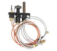 VIRELLO Pilote de gaz avec thermocouple et thermopile - Construction métallique, conversion facile du gaz naturel - pour poêles Majestic, TEMCO, Vermont Castings, Dutchwest et Monessen