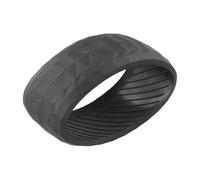 VIRELLO Protection de pneu en caoutchouc silencieux, bouclier de roue d'entraînement pour Worx S300 M500, couverture de roue avant pour tondeuse à gazon robot WR130E WR141E