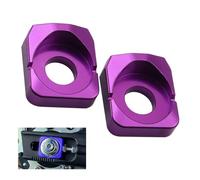 VIRELLO RearAxleBlockChainAdjusterforSurronLightBeeX/S, Alliage d'aluminium, DirtBikeSwingarmSpindleBlockBlockBlocks, Rouge