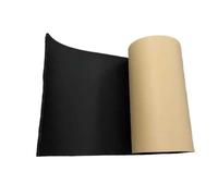 VIRELLO Rouleau de feuille de mousse en néoprène, autocollant en caoutchouc pour insonorisation, absorption des chocs, résistant à l'eau, noir, 200 x 50 cm, 6 mm
