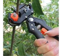 VIRELLO Sécateur de jardin pour arbres fruitiers et légumes - Ciseaux de greffage télescopiques pliables avec poignée antidérapante - Outil de jardinage à domicile