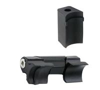VIRELLO SL7 Support de tube de selle, adaptateur de montage de batterie Di2 pour S-Works SL7 et Aethos, accessoire de cyclisme léger et sécurisé, noir, 44,5 x 15,1 mm