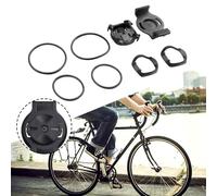 VIRELLO Support de guidon pour montre de vélo GarminFenix35 x 5 x Plus6 x 7 x EnduroMK1MK2D2, ABS Support avec bandes en caoutchouc, noir