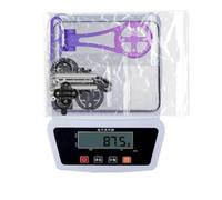 VIRELLO Support de vélo réglable pour ordinateur, support de potence en alliage d'aluminium, avec rotation à 180 ° pour GarminBrytonWahoo, kit d'éclairage, dégradé de rose