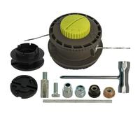 VIRELLO Tête de débroussailleuse compatible avec Ryobi RY15526 314608005, en plastique durable, remplacement pour modèles RY1557 RY15529, outil de jardin facile à installer