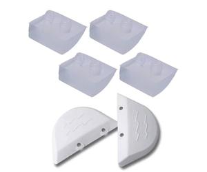 VIRELLO Wing Pod Sabot pour Hayward Navigator AXV417WHP, pièces de rechange en plastique pour piscines béton et plâtre, kit gauche et droit avec 4 chaussures