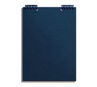 Virelynx Top Bound Spiral Notebook, A5 Coil Diary For Office Planning | Durable PP shell and premium anti-bleed paper for smooth writing, designed for professionals Dark Blue B