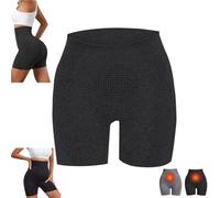 Viresta Shaping Shorts,New ION Shaping Shorts for Women,Body Shaper for Daily Yoga,Micro Vibration ION High-Waist Shapewear (Black, XL)
