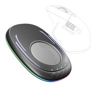 VIRGA CARE Déménageur de souris indétectable, ultra fin et silencieux avec minuteur, dispositif de souris sans pilote avec interrupteur marche/arrêt, lumière respirante pour garder l'ordinateur actif