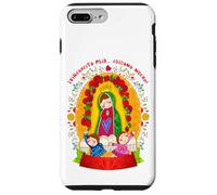 Virgen de Guadalupe Cartoon Mexican Culture Religious Faith Coque pour iPhone 7 Plus/8 Plus