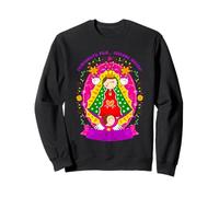 Virgen de Guadalupe Cartoon Mexicans Culture Religious Faith Sweatshirt