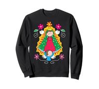Virgen de Guadalupe Cartoon Santa María de Guadalupe Sweatshirt