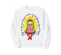 Virgen De Guadalupe Sant Mary, Christian Religious Catholics Sweatshirt
