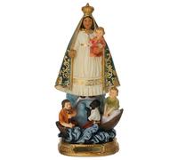 Virgen de la Caridad d'El Cobre Statue résine 20 cm Peinte