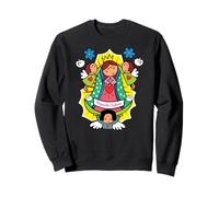 Virgencita Milagrosa Tee Catholic Faith Religious Devotion Sweatshirt