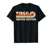 VIRGIL Surname Retro Vintage 80s 90s Birthday Reunion T-Shirt