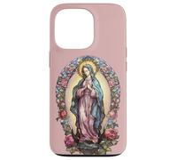 Virgin Mary Blessed Christian Women Mexican Religious Art Coque pour iPhone 13 Pro