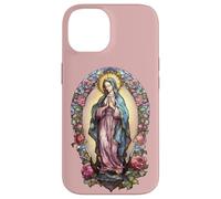Virgin Mary Blessed Christian Women Mexican Religious Art Coque pour iPhone 14