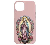 Virgin Mary Blessed Christian Women Mexican Religious Art Coque pour iPhone 15 Plus