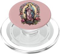 Virgin Mary Blessed Christian Women Mexican Religious Art PopSockets PopGrip pour MagSafe