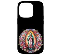 Virgin Mary Lady of Guadalupe Colorful Christian Aesthetic Coque pour iPhone 14 Pro