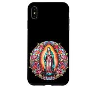 Virgin Mary Lady of Guadalupe Colorful Christian Aesthetic Coque pour iPhone XS Max