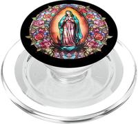 Virgin Mary Lady of Guadalupe Colorful Christian Aesthetic PopSockets PopGrip pour MagSafe
