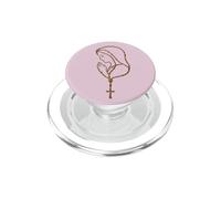 Virgin Mary Rosary Silhouette PopSockets PopGrip pour MagSafe