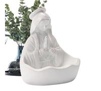 Virgin Mary Statue - Sacred Figurine, Blessed Sculpture for Porch Meditation, Religious Icon with Spiritual Symbolism, Holy Decor, Divine Artwork for Living Room Prayer and Church Reflection