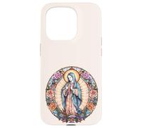 Virgin of Guadalupe Graphic for Flower Lover Christian Mom Coque pour iPhone 15 Pro