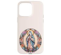 Virgin of Guadalupe Graphic for Flower Lover Christian Mom Coque pour iPhone 15 Pro Max