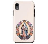 Virgin of Guadalupe Graphic for Flower Lover Christian Mom Coque pour iPhone XR