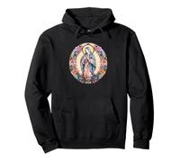 Virgin of Guadalupe Graphic for Flower Lover Christian Mom Sweat à Capuche