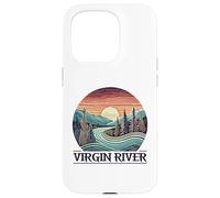 Virgin River T-Shirt Retro Minimalist River Virgin Coque pour iPhone 15 Pro