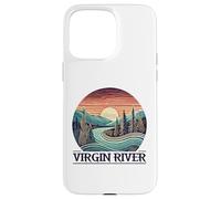 Virgin River T-Shirt Retro Minimalist River Virgin Coque pour iPhone 15 Pro Max