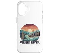 Virgin River T-Shirt Retro Minimalist River Virgin Coque pour iPhone 16