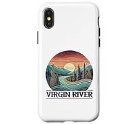 Virgin River T-Shirt Retro Minimalist River Virgin Coque pour iPhone X/XS