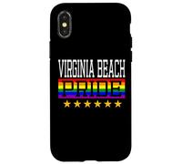 Virginia Beach Pride Drapeau Arc-en-Ciel Gay Lesbienne Queer LGBT Coque pour iPhone X/XS