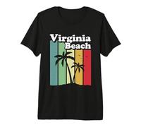 Virginia Beach Rétro Virginia Beach T-Shirt Haut de Gamme