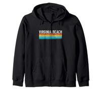 Virginia Beach Vintage Retro Pride Sweat à Capuche