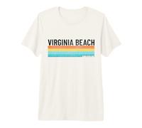Virginia Beach Vintage Retro Pride T-Shirt Haut de Gamme
