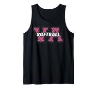 Virginia Softball Vintage Rose Animal Style VA State Art Débardeur