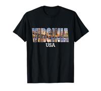 Virginia USA State Vintage City Design Vintage établi T-Shirt