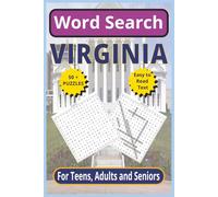 Virginia Word Search: Discover the Old Dominion - 6 x 9, 110-Pages | Easy-to-Read Text | 50+ Themed Puzzles for Teens, Adults & Seniors