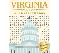 Virginia Word Search Puzzle Book: Around the Word Series - Fun and Large Print, For Adults, Seniors, Kids, Gift for Virginians, Travelers