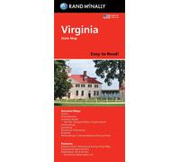 Virginie, carte facile à lire | Rand McNally