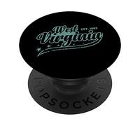 Virginie-Occidentale État d'Amérique Pays des États-Unis PopSockets PopGrip Adhésif
