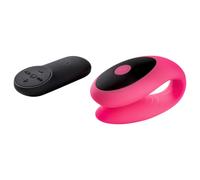 Virgite - vibromasseur pour couple télécommandé (noir-rose)